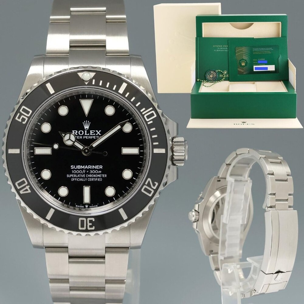 New! Rolex 41mm Submariner With Box and Papers